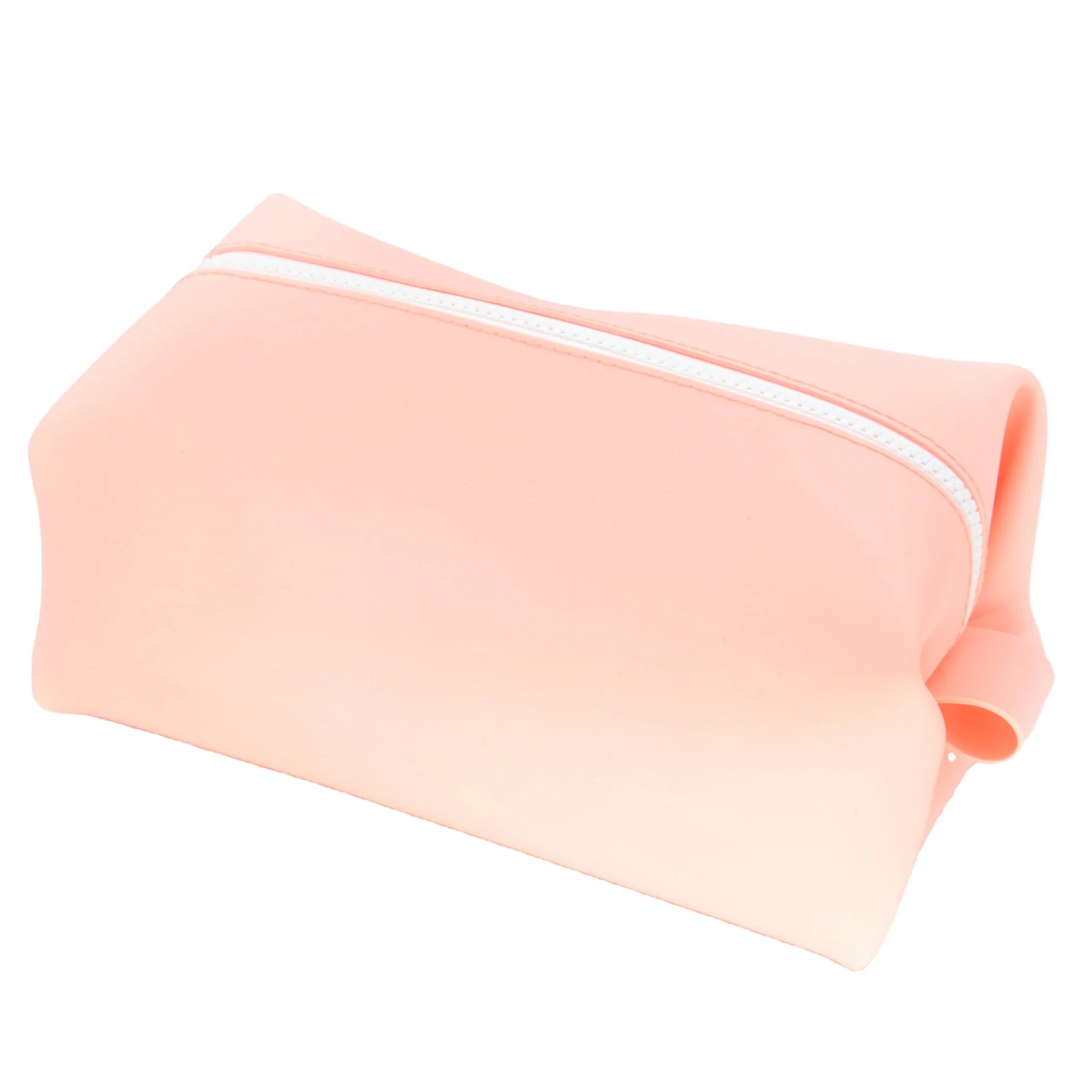 Silicone Toiletry OrganizerLeak Resistant Washable Silicone Toiletry Cosmetic Bag Duty ZipperPerfect for Travelers or Gym