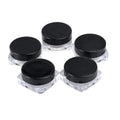 3ml 5ml Clear Plastic Cosmetic Jar Empty Packing Container for Powder Makeup Eye Shadow Pot for Skin Care 3g 5g