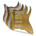 Full Metal Electric Guitar Pickguard SSS/HH Guitar Pickguard Anti-Scratch Plate for ST/IB Electric Guitar Multi Colour