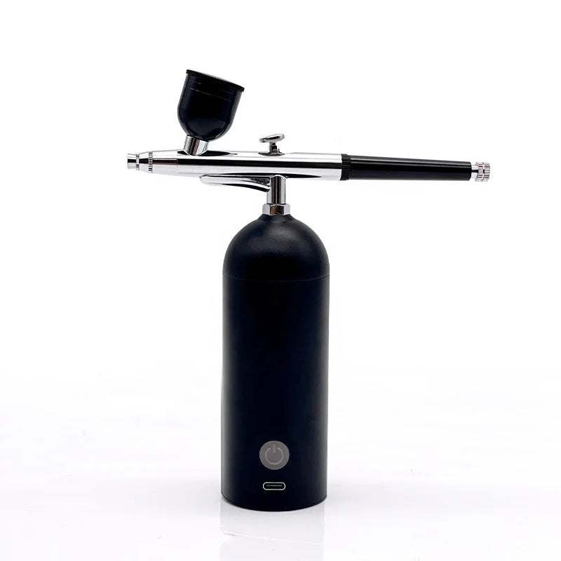 Non-clogging Powerful Durable 0.3mm Nail Art Painting Airbrush Makeup Kit with Compressor