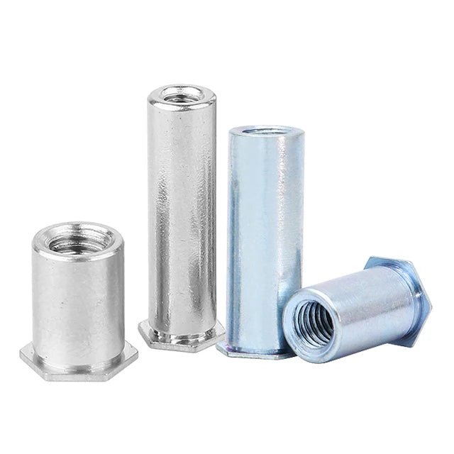 #5 #6 #8 INCH M3 M4 M5 M6 Half Fully Threaded Carbon Stainless Steel Aluminum Hex Flat Head Waterproof Self Clinching Standoffs