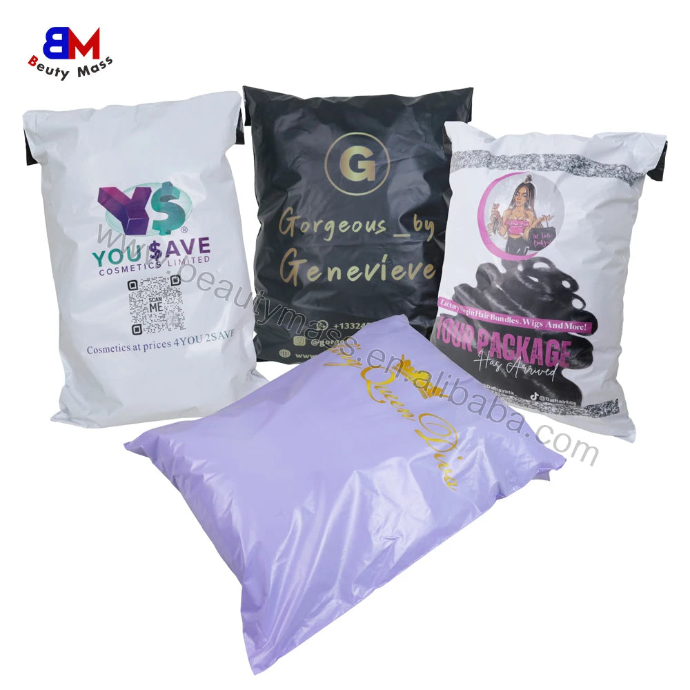 Custom Logo Poly Mailing Shipping Bag Wholesale Bulk Packaging Printed Reusable Waterproof Shipping Bags For Courier