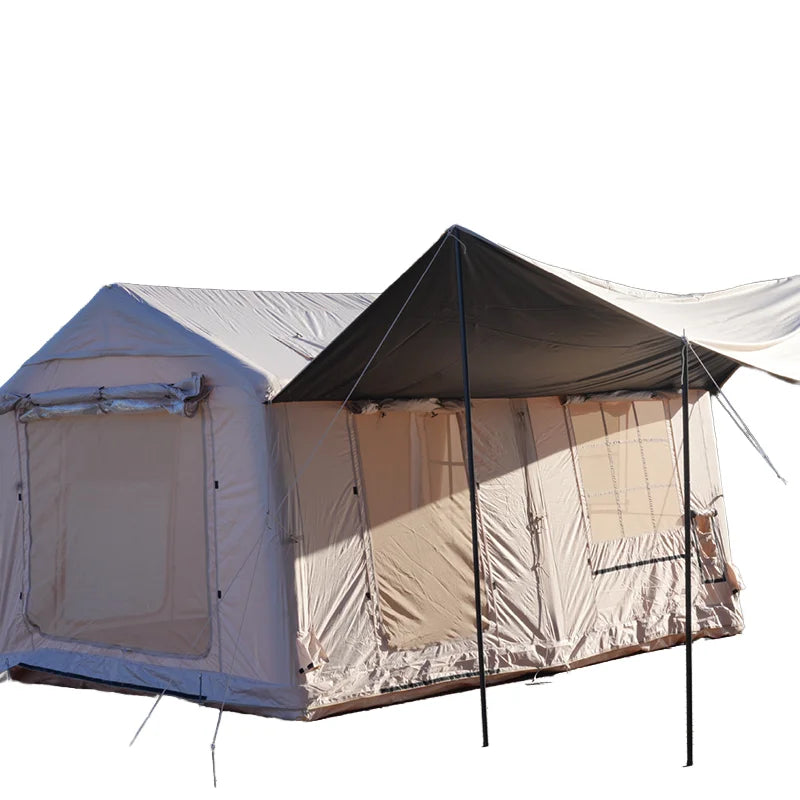 Luxury Portable Outdoor Picnics Hiking Camping Waterproof Oxford Fabric Inflatable Camping Tent