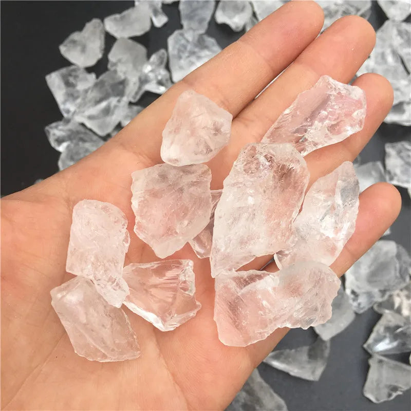 Natural Rough Gravel Raw Crystal Clear Quartz Tumbled Crushed Stone for Fengshui Cup Product Type