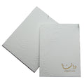 Luxury Floral Embossed Pocket Envelope With Textured Paper Gold Foil & Debossed Invitation Card