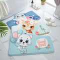 Modern Custom Shaped Anti-Slip Memory Foam Bath Mat Super Absorbent & Quick Dry for Home Hotel or Bathroom & Kitchen Use