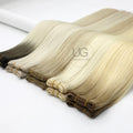 UGlamour Top Quality Long Last Machine Weft Hair Extensions for European Women