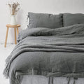 Wholesale 100% Pure Stone Washed Flax French Linen Bedding Set Bedsheet Duvet Cover Pillowcase Set