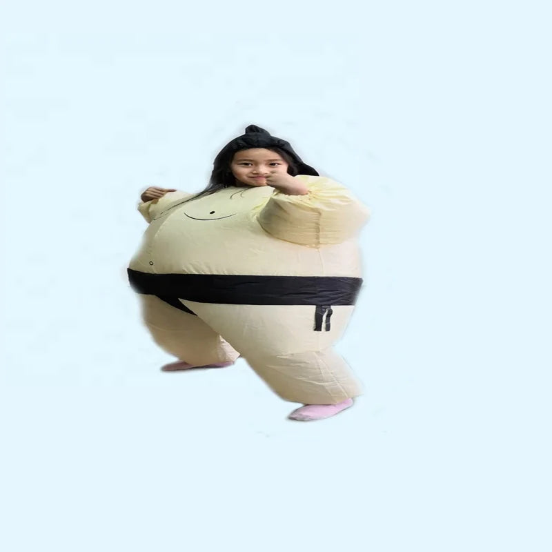 Wholesale Unisex Funny Inflatable Sumo Wrestler Costume Holiday Party Girl Fat Suit Kids Inspired Anime Animal Children All