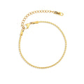 Chris April Fashion Jewelry 316L Stainless Steel 18k Gold Plated Joyeria Acero Inoxidable Hand Chain Bracelet Women