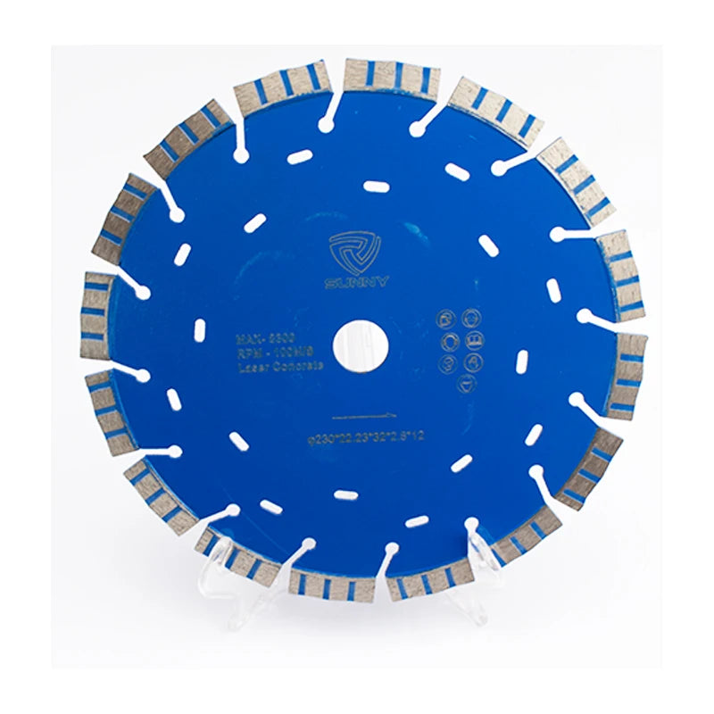 Sunny Good Quality OEM Customized Teeth Turbo Dry Cutting Disc Hoja De Sierra 230mm Diamond Cutting Tools Saw Blade