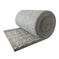 Certified Fireproof Rock Wool Thermal Insulation Rolls 60kg/m3 50mm 5m Pipe Coverings Blanket with Wire Mesh for Exterior Use