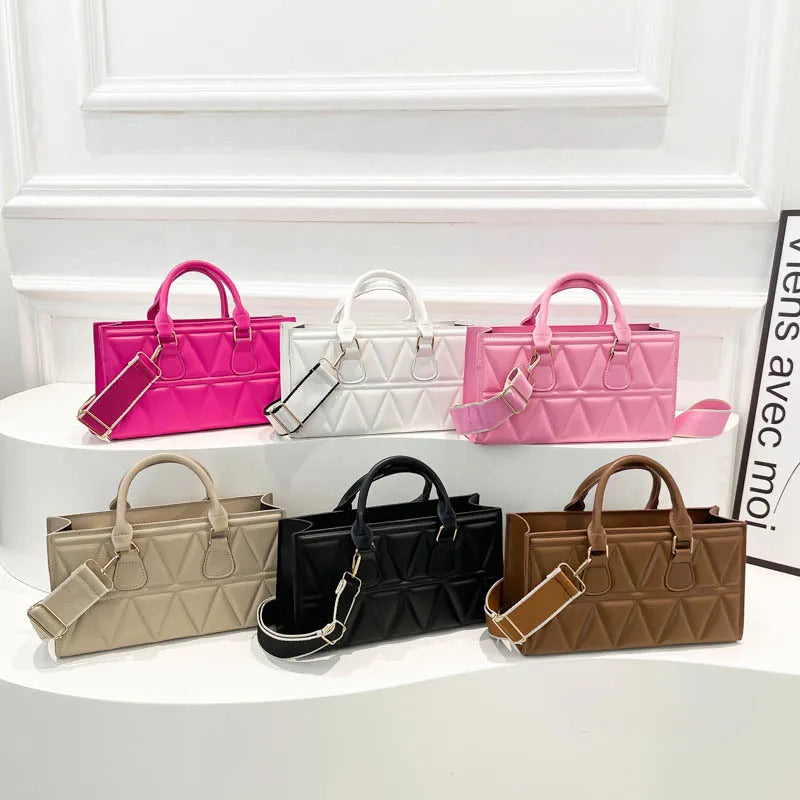 2025 Hot Selling Diamond Lattice Woman's Shoulder Bags Fashion Lady's Crossbody Bags Candy Color Woman's Purse