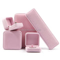 High End Luxury Small Velvet Jewelry Boxes 5*5.5*4cm for Rings and Earrings for Engagement Bracelets and Gifts