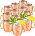 18oz Stainless Steel Moscow Mule Cup Hammer Point Creative Rose Gold Coffee Wine Tumbler Cocktail Mug