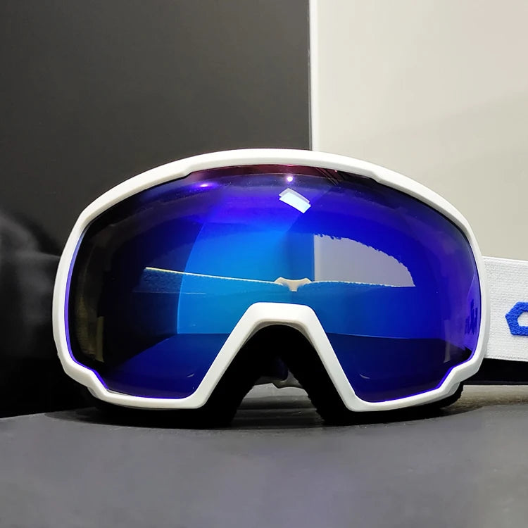 Yijia Optical Wholesale Best Mirrored Anti Fog Custom UV 400 Stylish Snow Skiing Goggle Double Layer Ski Glasses Ski Google