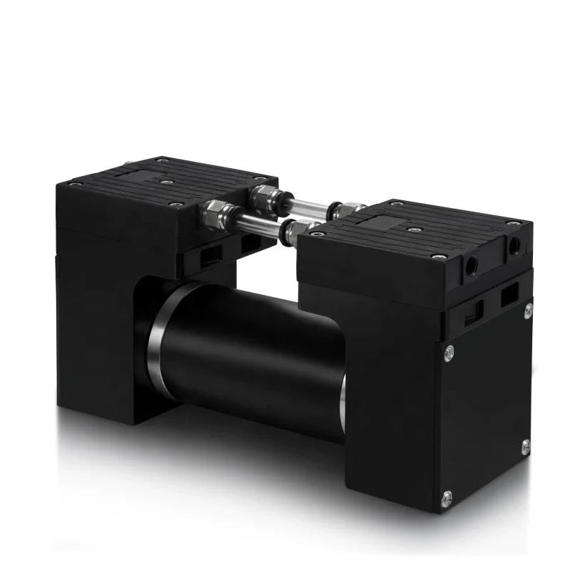 60LPM -85KPa Oilless Micro Diaphragm Vacuum Pump 24V DC Brush Motor Aluminum Alloy Medical Disinfection Cleaning Machining MegaBDM