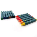 12 Pack Multi Color Jumbo Size Pastel Wax Crayons Custom Big Kids Crayon Set in Color Box for School Children