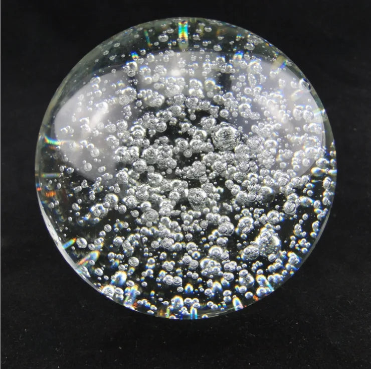 MH-8030 Personalized 80mm Crystal Bubble with Stand Glass Bubble Ball