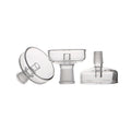 Female Glass Hookah Bowl with Oil Collector 18.8mm/24mm Male Shisha Head Glass Coal Tray Hookah Charcoal Tray