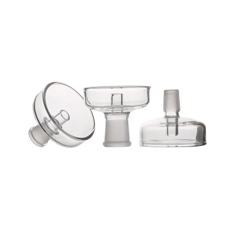 Female Glass Hookah Bowl with Oil Collector 18.8mm/24mm Male Shisha Head Glass Coal Tray Hookah Charcoal Tray