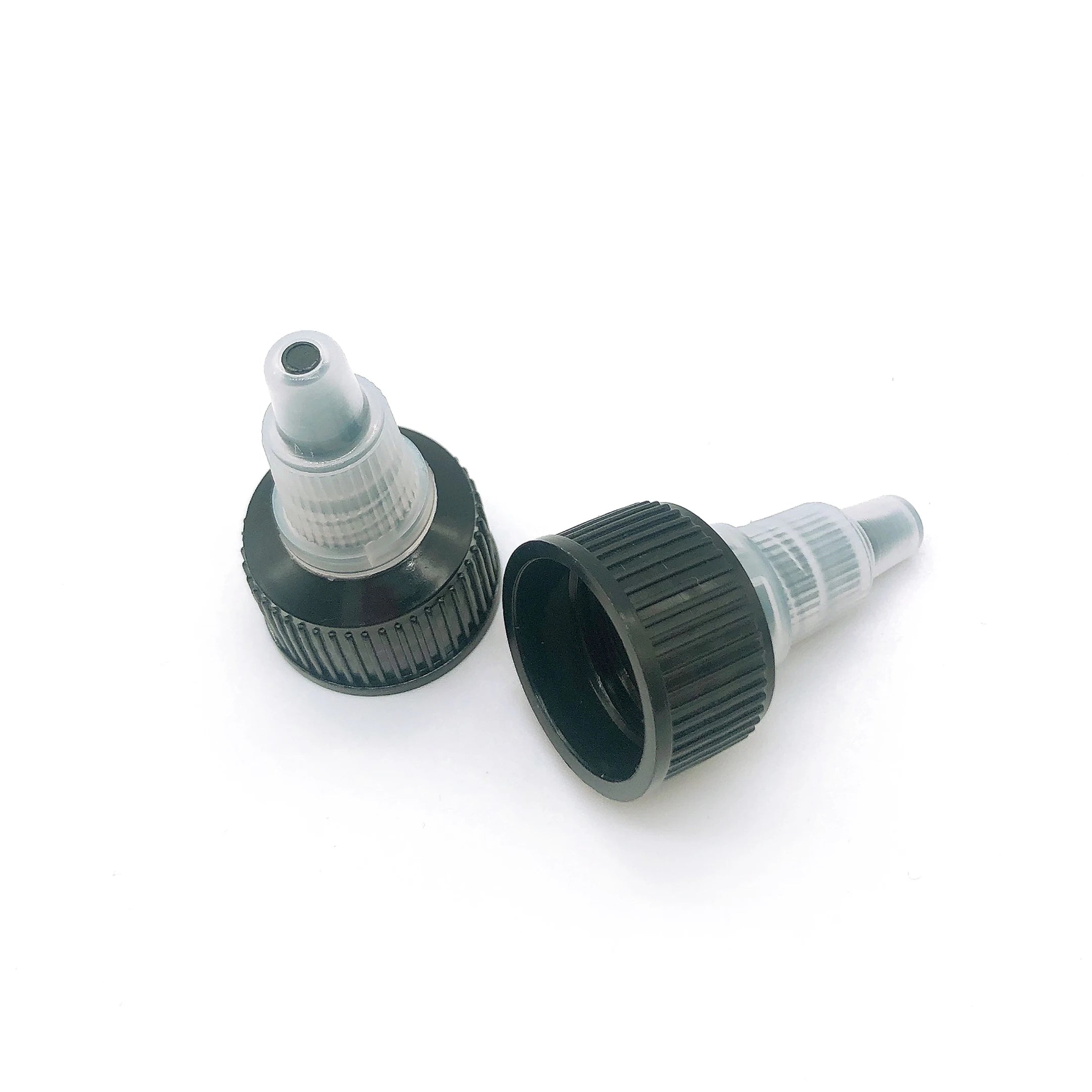 Free Sample 20 mm 24 mm 28 mm PP Plastic Twist Top Cap Custom Color Pointed Mouth Cap Free Design Hair Care Gel Lid