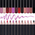 Wholesale All-Color Waterproof Lip Liner Pencil Custom Logo Private Label Nude Brown Long Lasting Eye Liner Usage Stock