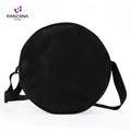 Large Capacity Nylon Black Yoga Wheel Backpack Custom Pilates Sport Fitness Bag