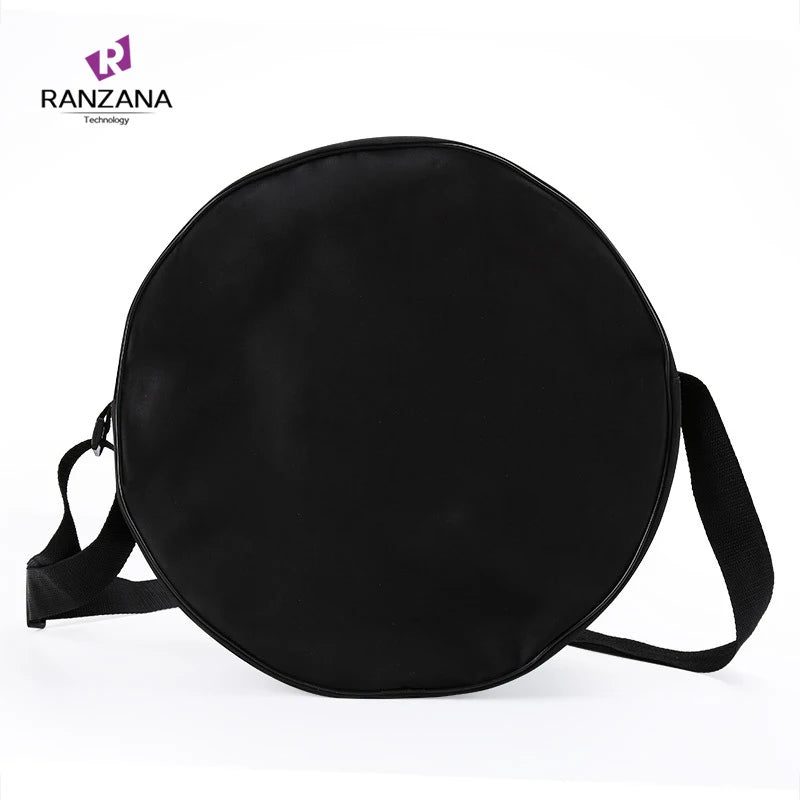 Large Capacity Nylon Black Yoga Wheel Backpack Custom Pilates Sport Fitness Bag
