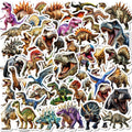 50Pcs Personalized Jurassic Dinosaurs Graffiti Stickers for Luggage Laptop Decor Fierce Beast Sticker