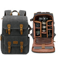 Custom Waterproof Canvas Crossbody Messenger Backpack for Men Women Laptop Gear Camcorder DSLR Camera Video Bags Photography