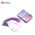 Professional Customization 310gsm Zain Plastic Playing Card Double Pack Advertising Paper Poker Playing Cards Sale