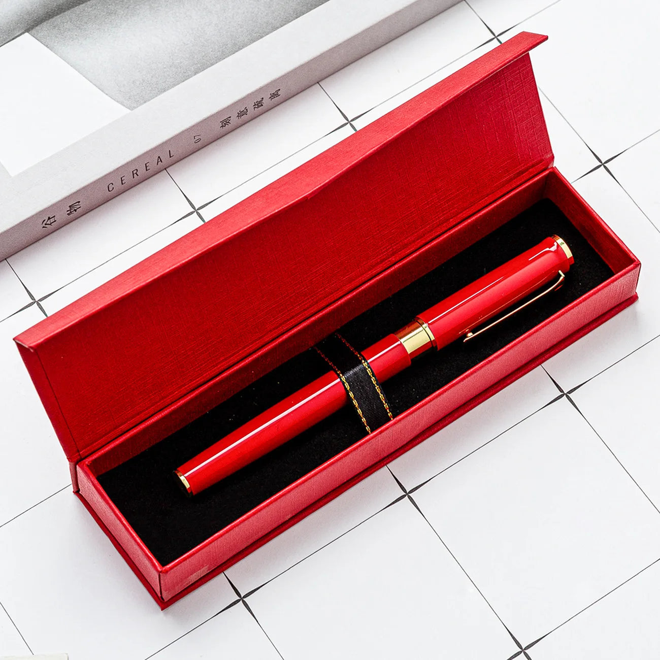 High Quality Flip Pen Box in Stock Wholesale Business Pen Multi-color Flip Pen Box Printable logo Gift