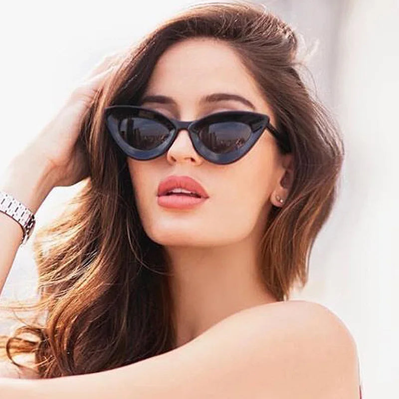 Fashion Sintage Shades Cat Eye Sunglasses Retro Classic Glasses Women Trendy 2021 Sunglasses