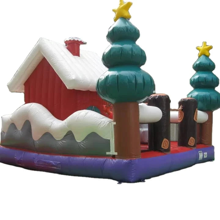 Waterhan 2025 Winter Outdoor Commercial Kids Bounce Castle Inflatable PVC 4.5x4.5M 500kg Capacity 3-5 Passengers Easy Setup