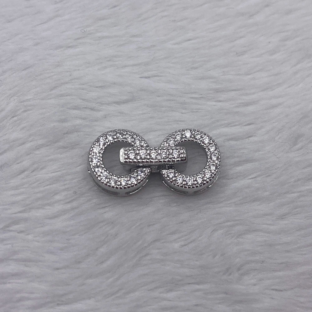 925 Sterling Silver Fine Jewelry Findings Accessories Wholesale Promotion Pearl Necklace Bracelet Connectors Lock Clasp