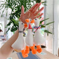 Kawaii Plush Duck Keychain Ducklings Stuffed Animals Toys Wholesale Cute Duck Plush KeyChains Toys Bag Charm Decoration Pendants