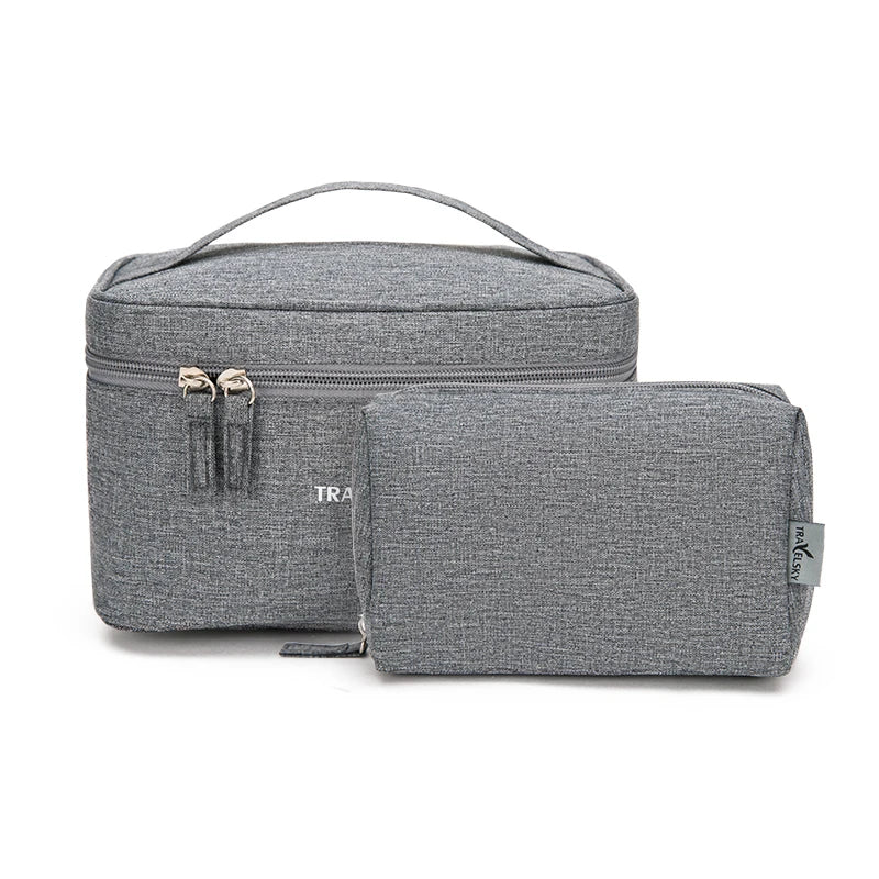 2024 Hot Sale Portable Custom Water-Resistant Make up Cosmetic Bag Wholesale Customized Travel Hanging Toiletry Bag
