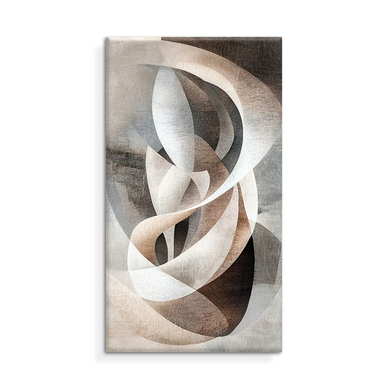 Modern Abstract Landscape Digital Printed Canvas Painting 60x90cm for Home & Hotel Indoor Decoration