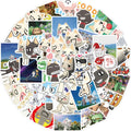 50Pcs Toro Inoue Cat Kawaii Stickers for Laptop Water Bottle Bike Skateboard Luggage Computer Snowboard Gifts for Kids Teens