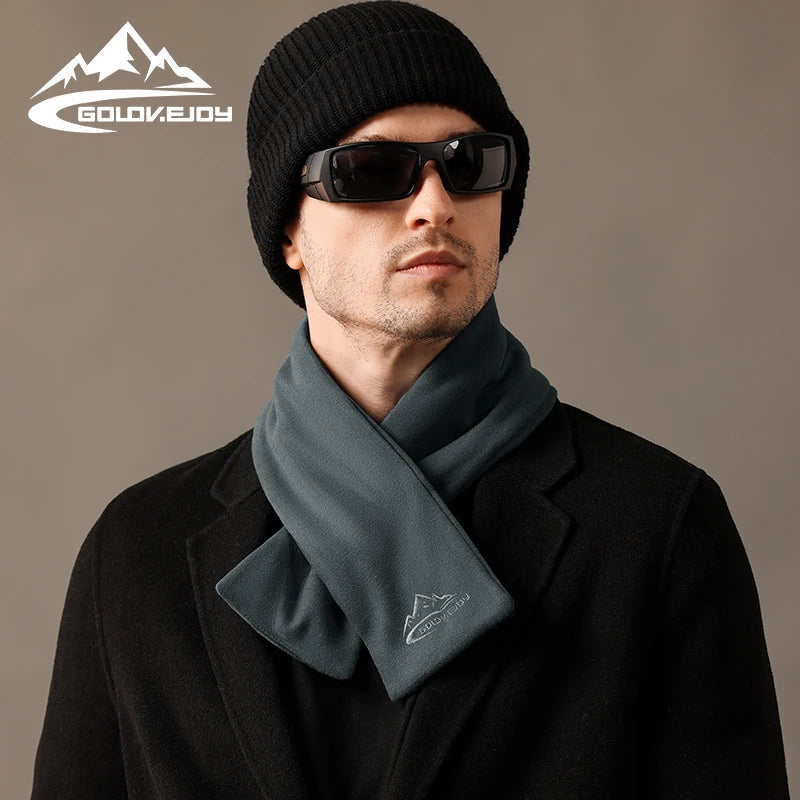 GOLOVEJOY DWJ56 2023 New Style Wholesale in Autumn Warm Scarf Thick Plaid Luxury Winter Scarf for Men