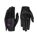 Custom Logo Black Cabretta Leather Anti Slip Soft Breathable Golf Glove