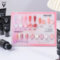 Vinimay 12 Colors 30ml Extension Acrylic Hard Gel Nails Fast Extension Without Paper Holder Gel Nail Polish Set Poly Gel Kit