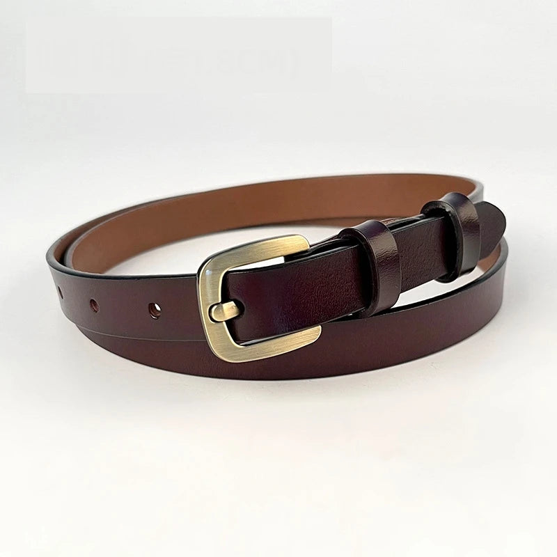 Women Leather Belt Genuine Leather Belt for Jeans