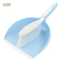 Portable Mini Dustpan and Broom Set with PET Broom Head and Brush for Home Cleaning