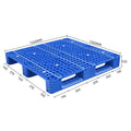 1100*1100*150MM HDPE Single Plastic Euro Pallet for Warehouse Radio Rack Recycling Flooring Grid Logistics Storage Application
