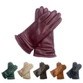 Chinese Ready in Stock Winter Warm Leather Gloves Genuine Leather Mittens for Women or Men
