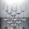 Hxglass American Style Flat Bottom Crystal Wine Glasses 430-770ml Red & White Long Stem Luxury Wedding Set