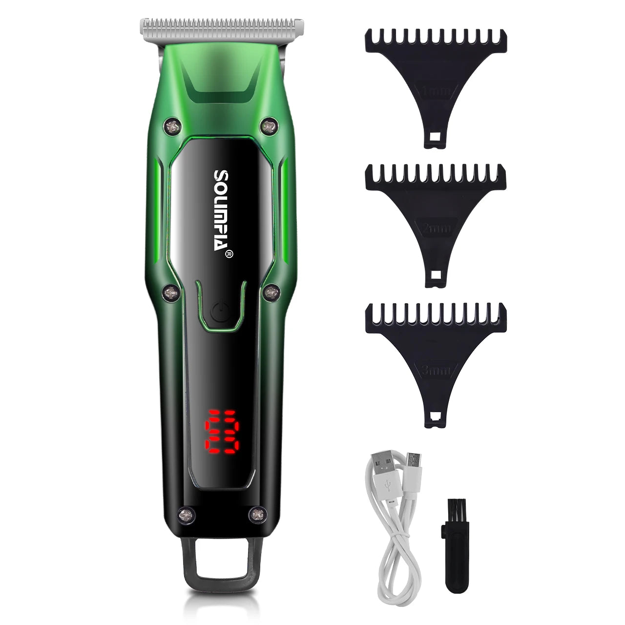 SOLIMPIA USB Rechargeable Haircut Family Universal Charging Plug Dual-use High Power Hair Clippers