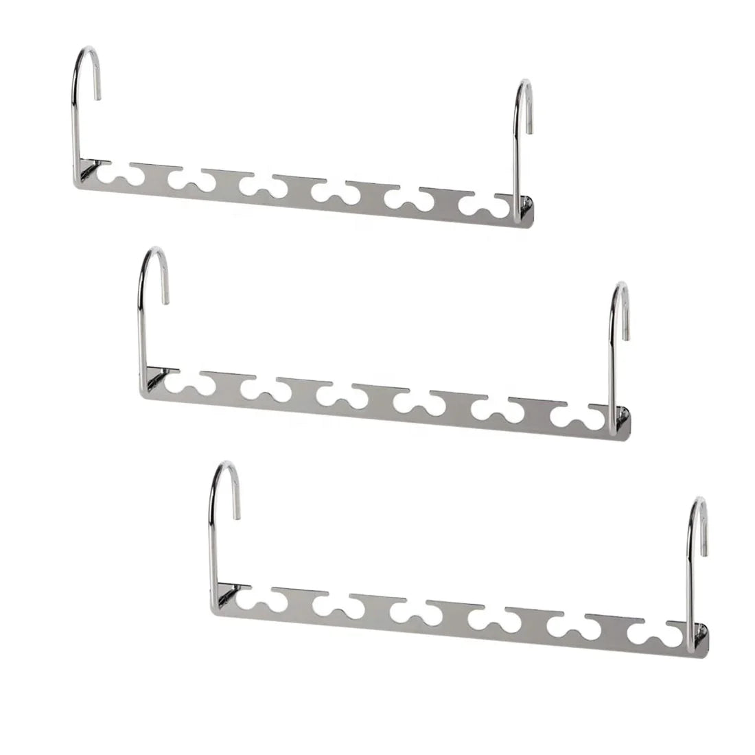 Hot Selling Wholesale Space Saving Heavy Duty Multi Metal Magic Wardrobe Cloth Hanger for Bathroom & Living Room